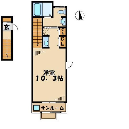 フォンターナ・コートの物件間取画像